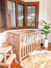 Load image into Gallery viewer, hansel convertible crib in natural wood