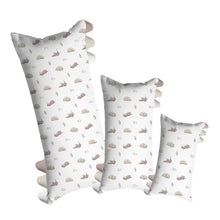 Load image into Gallery viewer, nighty-night OEKO-TEX® bamboo pillows in coffee (dino dreams)