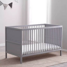 Load image into Gallery viewer, astrid convertible crib in gray