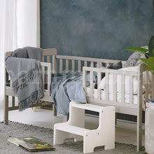 Load image into Gallery viewer, brandt convertible toddler bed in gray