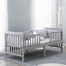 Load image into Gallery viewer, brandt convertible toddler bed in gray