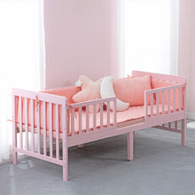 Load image into Gallery viewer, brandt convertible toddler bed in pink