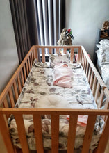 Load image into Gallery viewer, hansel convertible crib in natural wood

