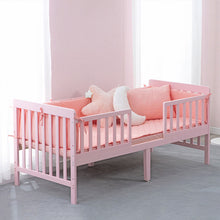 Load image into Gallery viewer, brandt convertible toddler bed in pink
