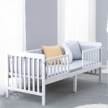 Load image into Gallery viewer, brandt convertible toddler bed in white
