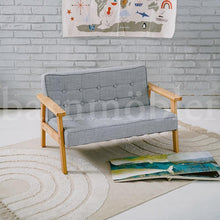 Load image into Gallery viewer, kudde children&#39;s couch in gray
