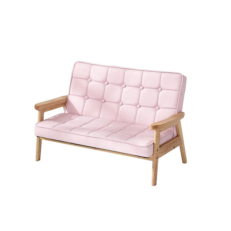 kudde children's couch in pink